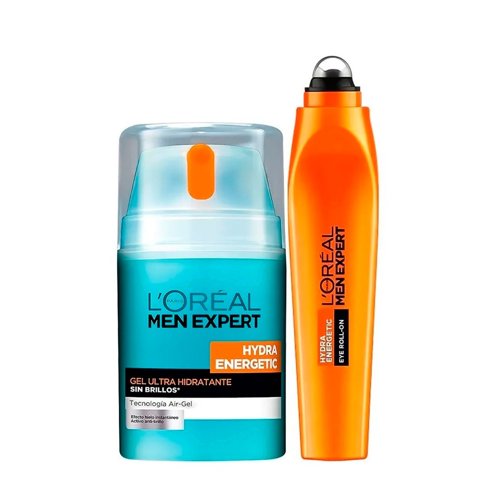 Pack  Crema Facial Energetic 50 Ml + Roll On Ojos Men Expert