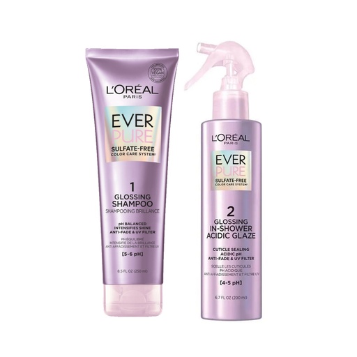 [PP9551] Tratamiento Capilar Shampoo Acondicionador  Brillo Everpure