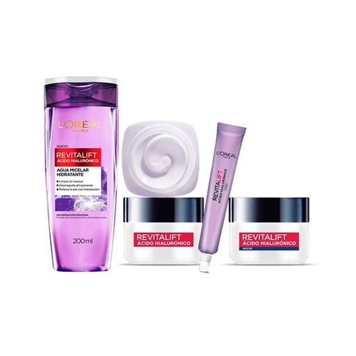 [P1Rev] Pack Revitalift Crema Rostro Dianoche Agua Micelar LOréal-