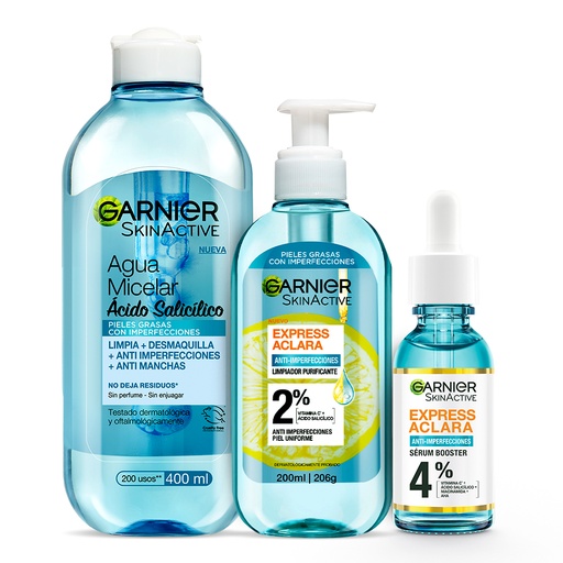 [GG1] Pack Anti-Imperfecciones Serum + Limpiador + Agua Micelar