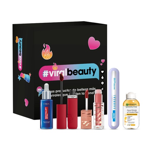 [PP-12855] Viral Beauty Box LOréal Paris Sérum Retinol y Makeup Glam