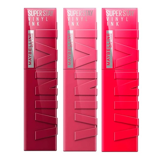 [PP-MNY121122] Pack 3 Labiales Superstay Vinyl Ink Rosas Hasta 16H Maybelline
