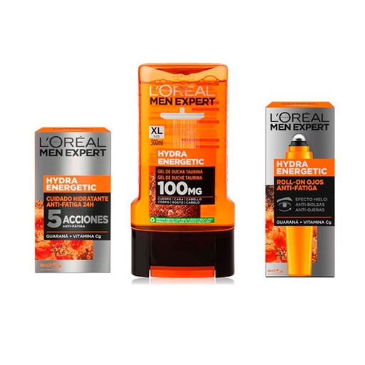 [PkHidratant] Pack Men Expert Hydra Gel Ducha+ Antifatiga + Contor Ojos