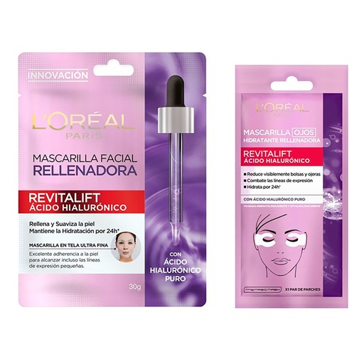 [PP-1071122] 3 Sets Mascarilla Rellenadora Revitalift  Rostro + Ojos